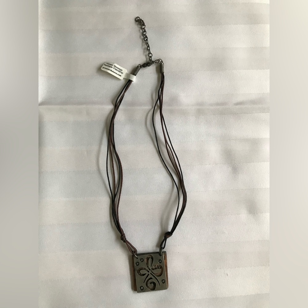 Hidden Message Pendant Necklace - Friendship